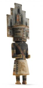 Hopi Polychrome Wood Kachina Doll Depicting Sio Hemis, Arizona