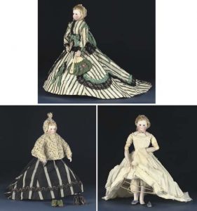 fine pressed bisque fashionable doll with rigid neck