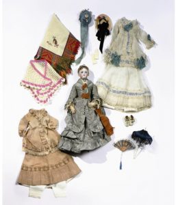 French Bisque and Wood Fashion Doll