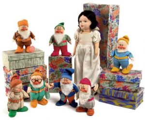 Chad Valley Dolls Snow White and the Seven Dwarfs