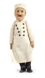 Chef Patissier felt doll, possibly by Bing 1912-1913