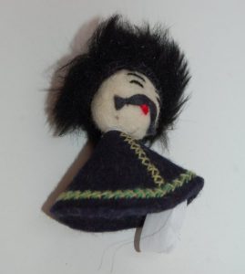 Felt / Cloth doll made in Kyrgyzstan
