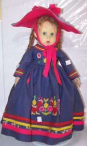 Large felt doll with painted features Felt Dolls Price Guide