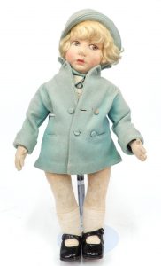 1920's-30's Lenci doll felt with painted features