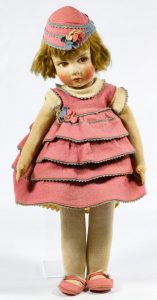 Lenci Type Painted Felt Doll