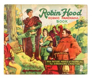 Robin Hood Scenic Panorama Book with 36 figures.