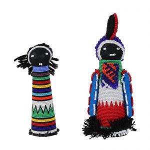 beaded Zulu dolls
