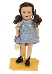 A vintage Judy Garland as Dorothy doll made by the Ideal Doll Company