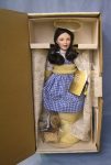 17 inch Judy Garland as Dorothy from the Wizard of Oz bisque porcelain doll
